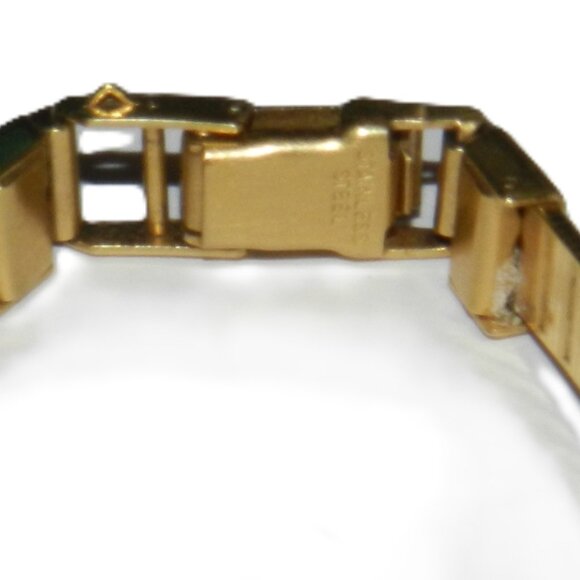 Vintage Wittnauer Ladies Gold Tone Wrist Watch W Diamond 16.5 mm - Picture 7 of 13